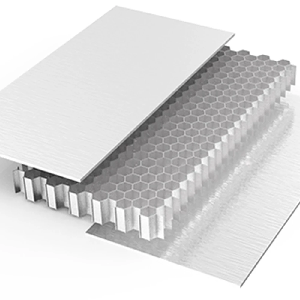Hot selling aluminum honeycomb for floating roof, high strength thickness customized welded honeycomb material supplier