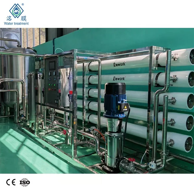 Big Ro Water Plant For Food Drink Beverage Industry Reverse Osmosis Pure Water Making Machine