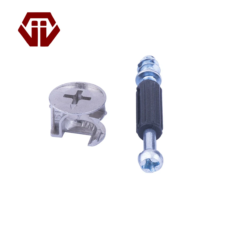 Furniture Two-In-One Connector Positioning Self-Tapping Assembly Eccentric Wheel Accessories