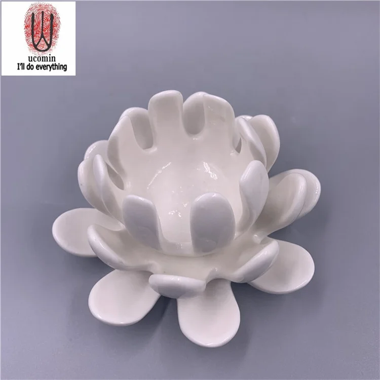 
BUY 2 GET 1 FREE Original New Amazon wedding table produced in Dehua ceramic flower candle 