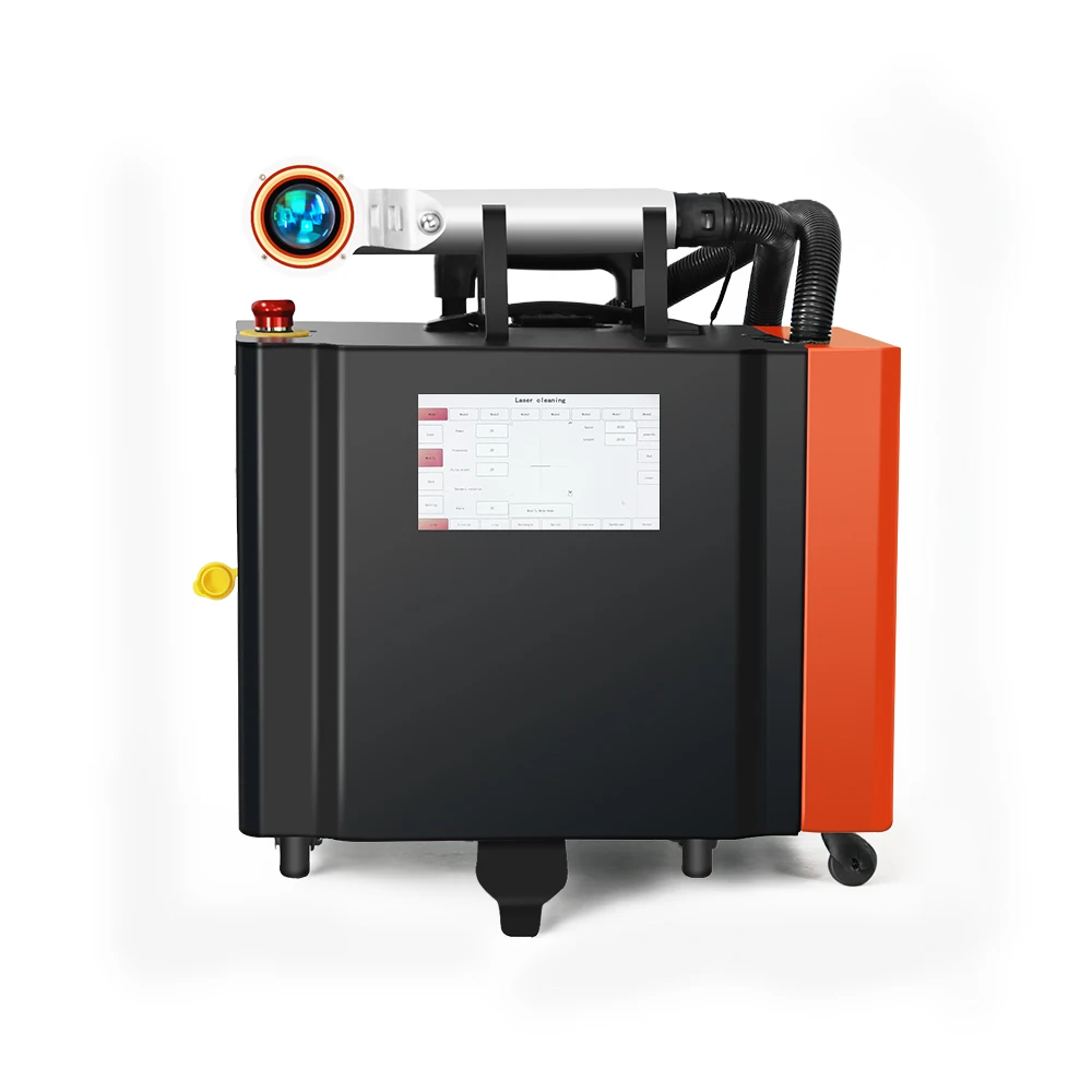 Cnc With Custom Design Hot Sale 100w 200w 300w Pulse Aluminum Laser Cleaning Machine Laser Rust Remover Cleaner