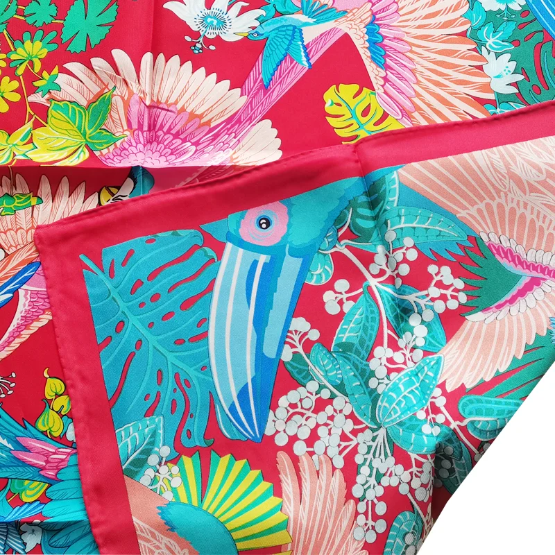 Luxury Woman Silk Scarves 100% Mulberry Silk Scarf