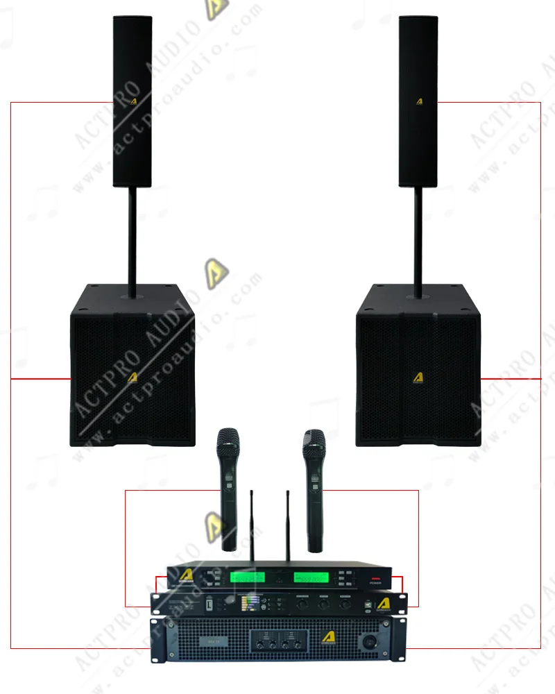 ACTPRO CS54 sound column KA15 Single 15 inch subwoofer speaker Conference room speech equipment KTV special speaker