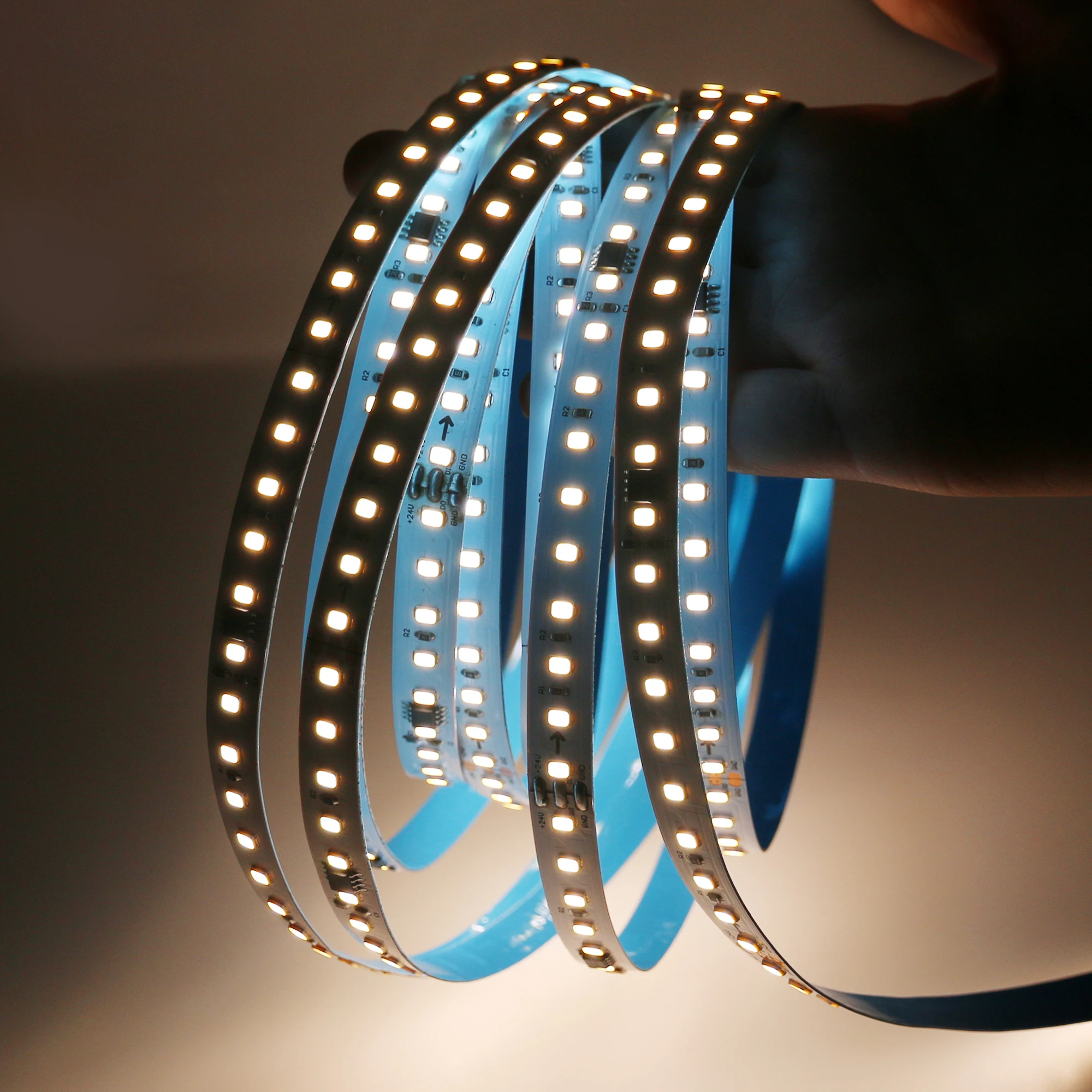 120led 2835 Smd Chasing Light IP20/65/67/68 Led Strip Light Warm Cold White Copper 80 Light Strings SMD2835 Landscape 50000 115