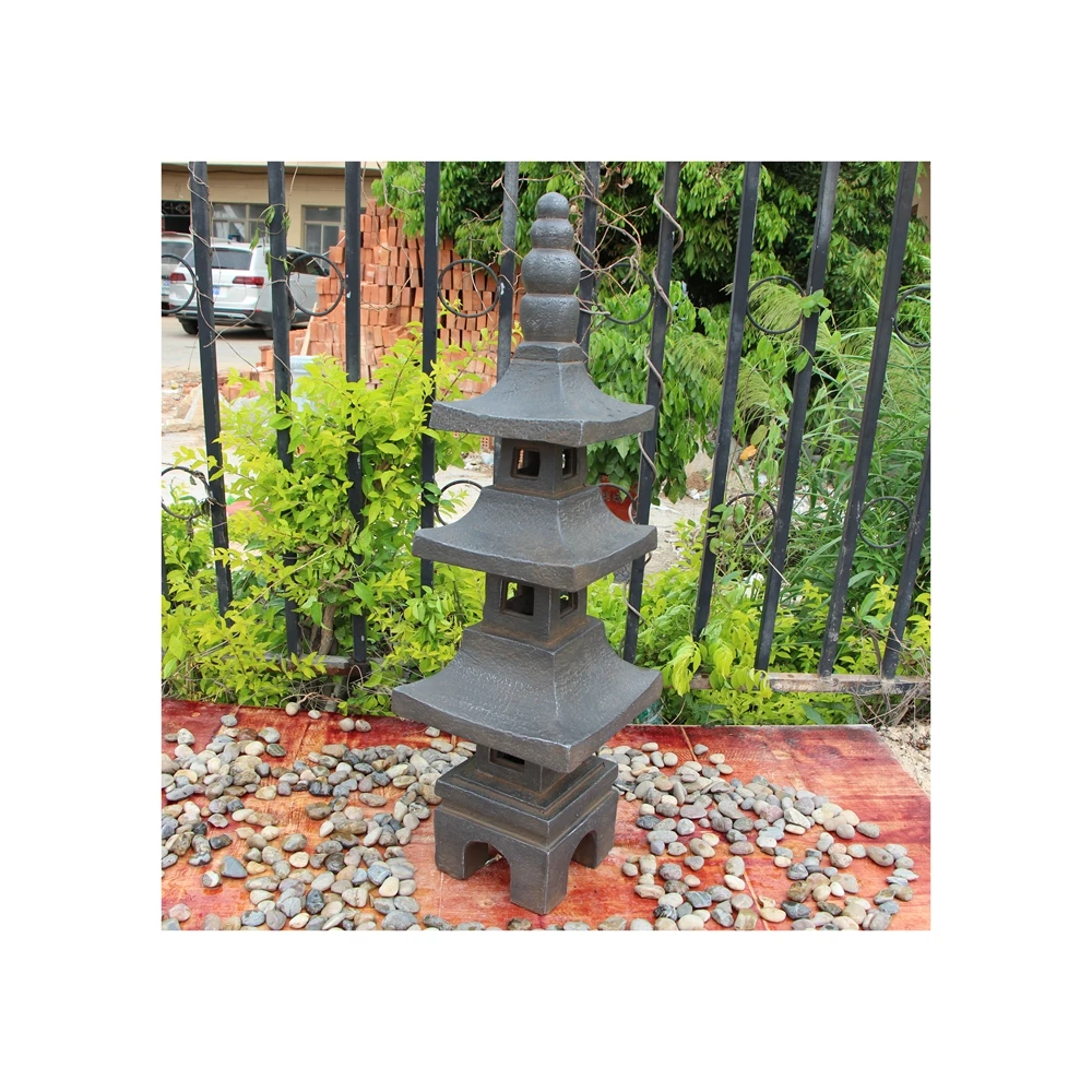 New Design Decoration Giant Garden Pots Decorative Christmas Mgo Outdoor Decorations Pagoda Sculpture