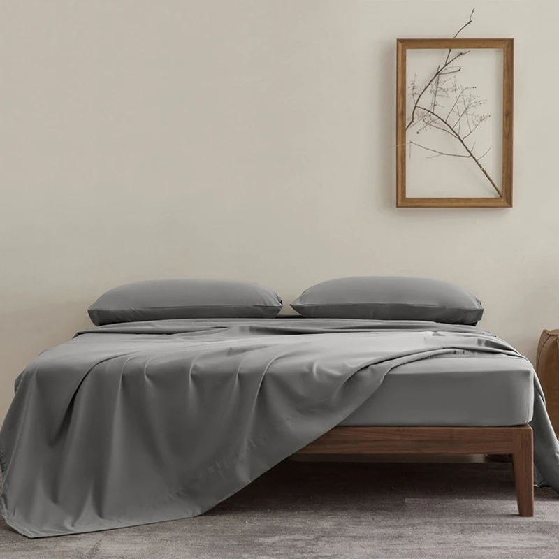 Wholesale King Single 4 Piece Microfiber Bed Sheets Set Luxury King Size Fitted Bedsheet Set Queen Size With Pillowcase