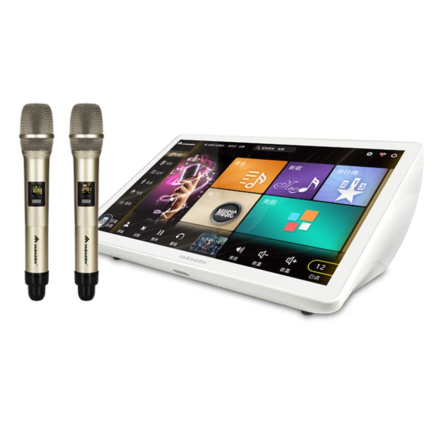 Продать хорошо 19,5 1T 4 в 1 домашнее оборудование KTV гостиная сенсорный экран караоке плеер машина