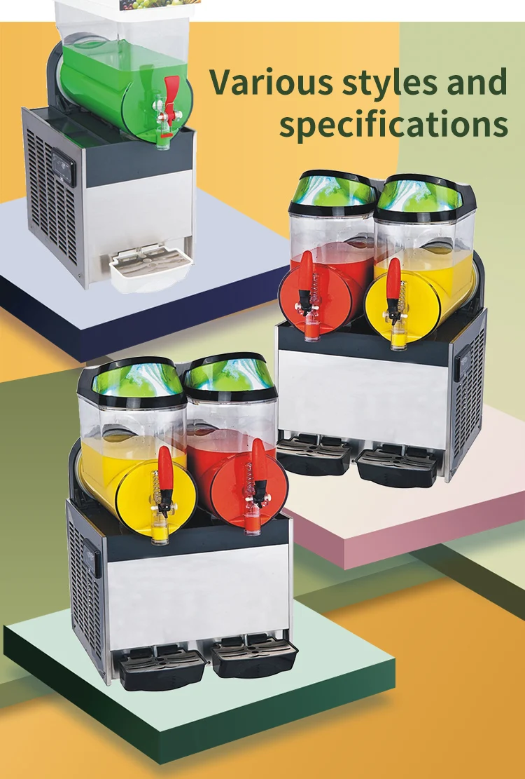 Commercial Slush Machine Smoothie Frozen Drink Slushy Making Machine Slushie