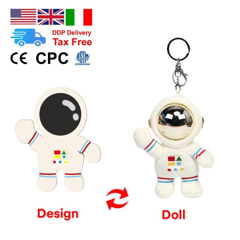 Factory Custom Make kawaii baby bear plushies mini plush keychain  Animal toy Custom Plush Keychain