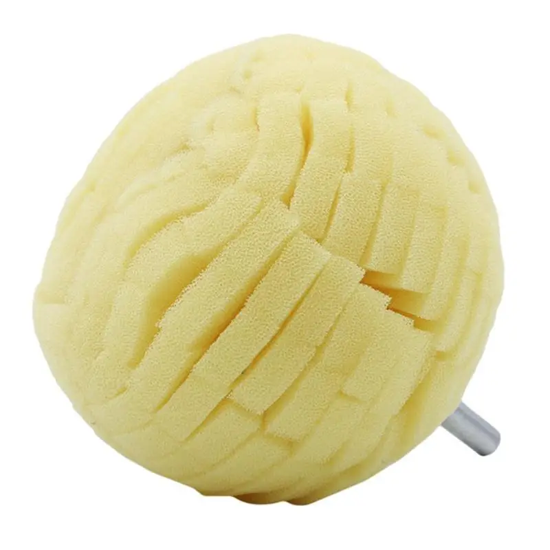 Wheel Polishing Balls for Metal Rims Foam Buffing Tool for Drill