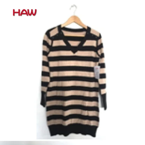 High Quality 100% BCI Cotton Maternity Long Sleeves With Snap Buttons On Shoulders Pregnant Women Pullover Striped Sweater