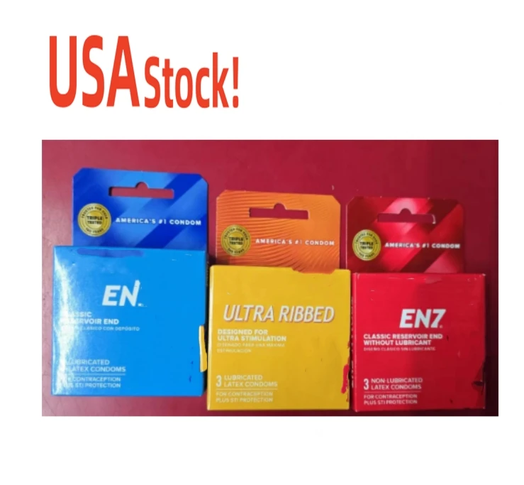 USA stock!!! excellent best custom good plain latex sex condom box pack
