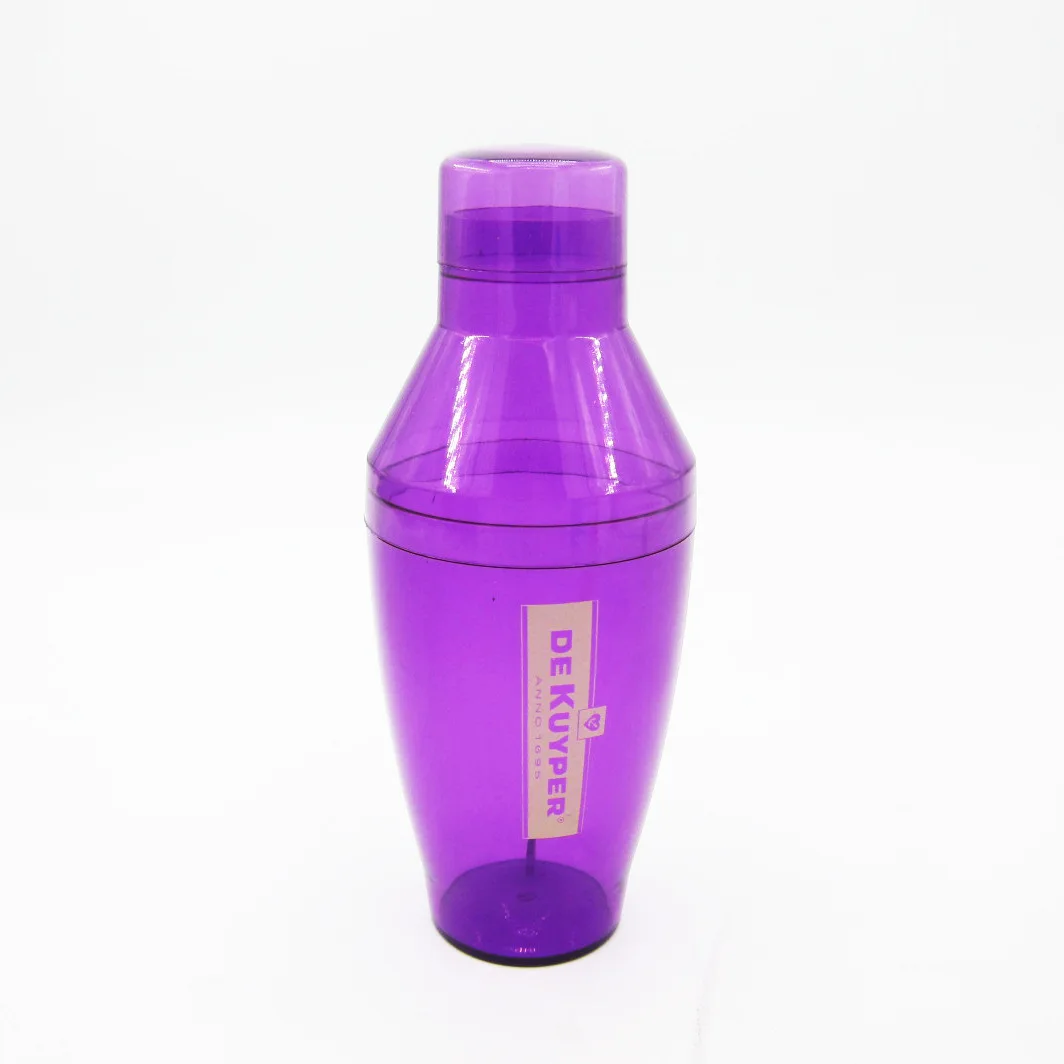 Professional Bar Customized Cocktail Shaker Plastic  PS with CE Certificate