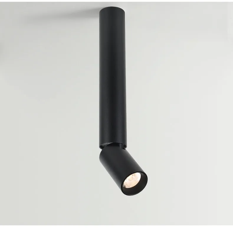 
High Quality 12W LED Long Arm H600M Rotatable COB Spotlight Ceiling Light for Indoor Decoration 