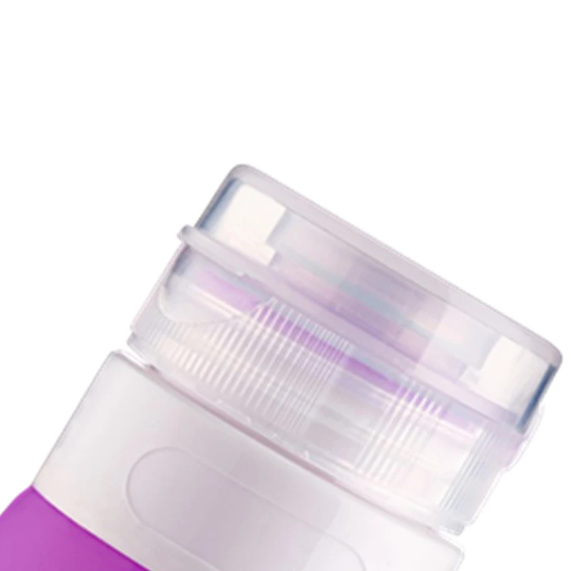 2021 New Leak Proof Silicone Travel Bottle Kits Cute Design Travel Bottle Set for Liquids