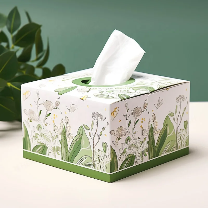 Henrich Recommend Facial Tissue Thailand White Bamboo Facial Tissue Pocket Facial Tissue Paper