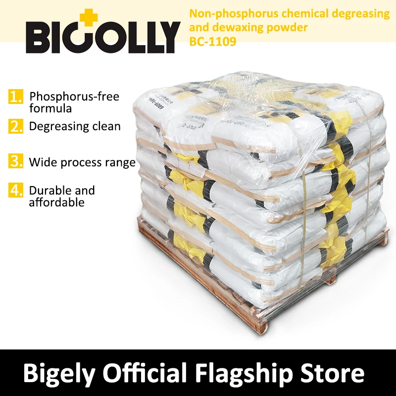 Wax removal powder Chemical degreasing and wax removal powder with long service life of bath liquid and low production cost