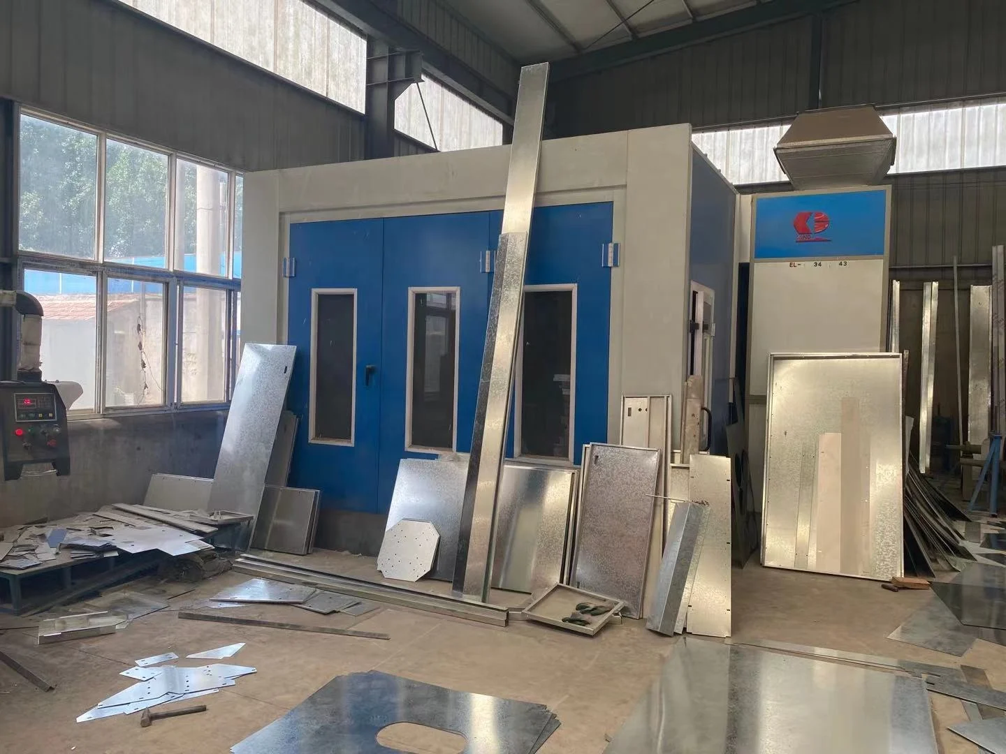 Распылительная камера xinzheng распылительная для покраски автомобиля печь выпечки