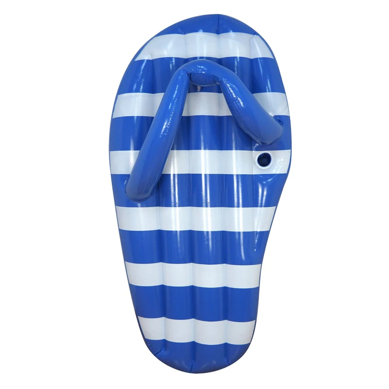Hot selling flip flop air bed inflatable flip flop pool float