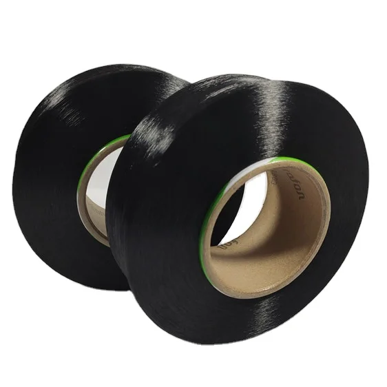 The latest hot sale black spandex yarn high resilience high quality black spandex