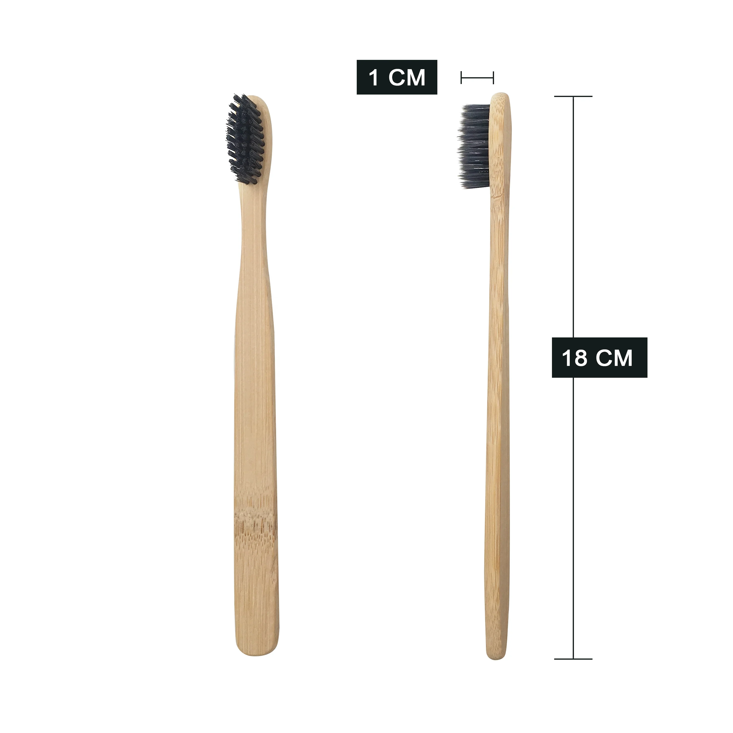 2021 newest  Charcoal Organic Bamboo Carbon ToothBrush Natural Soft Toothbrush