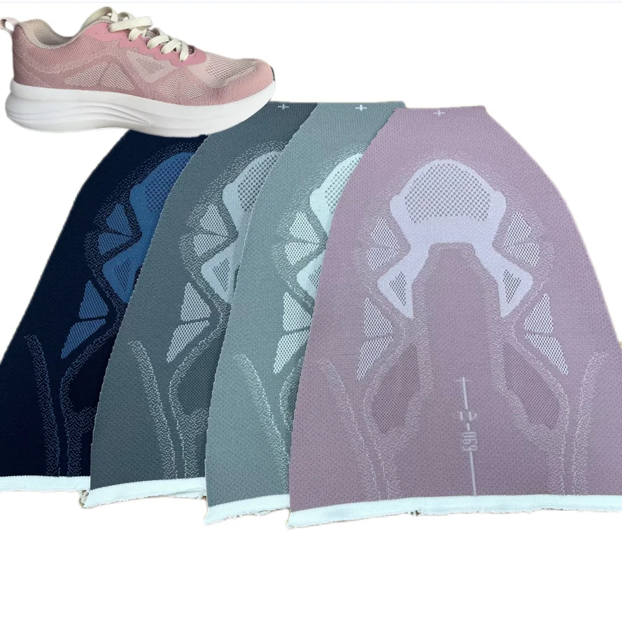 Jinjiang china shoe manufacturer  shoe parts & accessories knitting shoe upper polyester designer socks upper