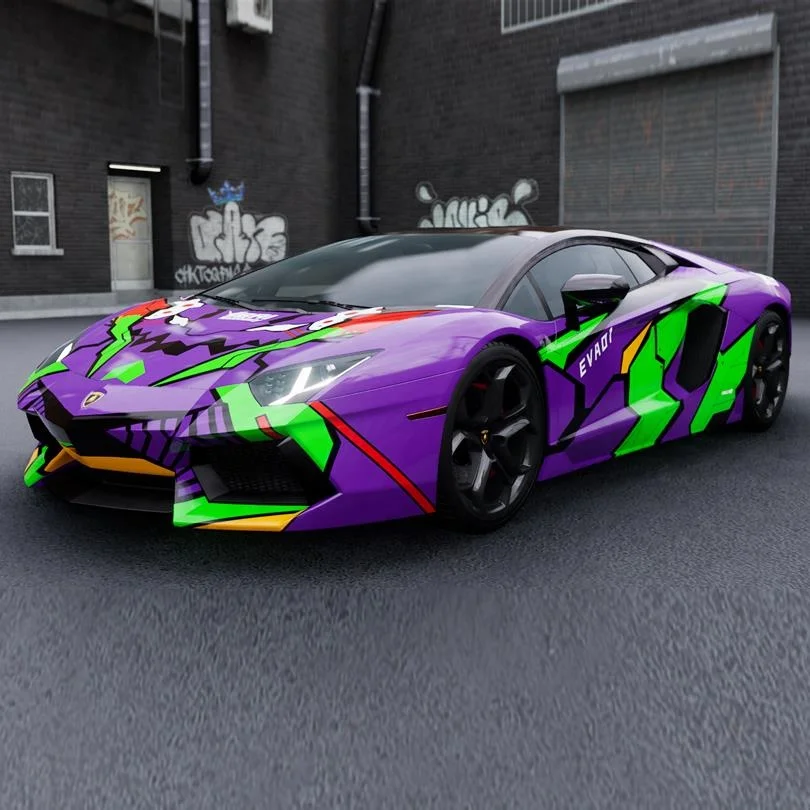 Fashion new non - bubble car whole body film vinyl camouflage custom customized special personality coating pattern pattern