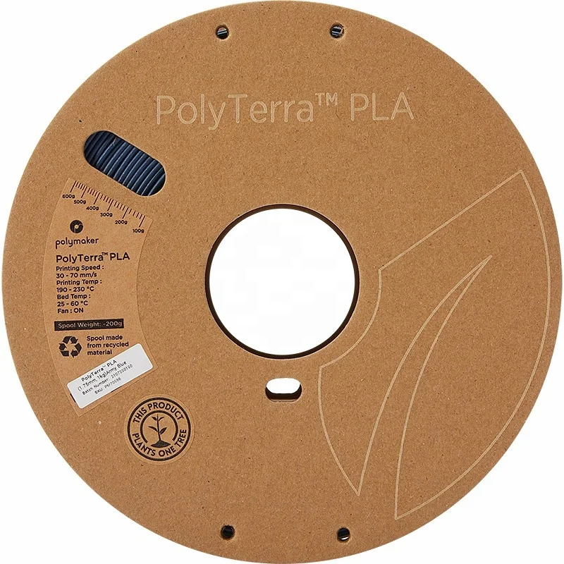 Eco-friendly Custom Excellent Printability 1.75mm / 2.85mm 1 KG  Polymaker 3D Printing PolyTerra PLA Filament