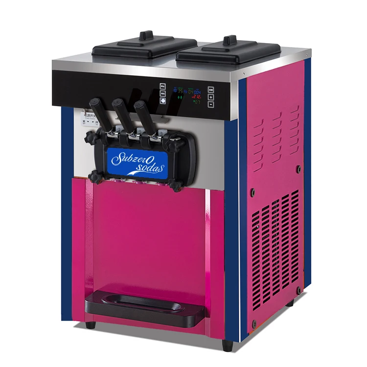 Nengyang Buy The Best Cheap Big Yogurt Italian Industrial Swirl Frozen Countertop Ice Cream Machine