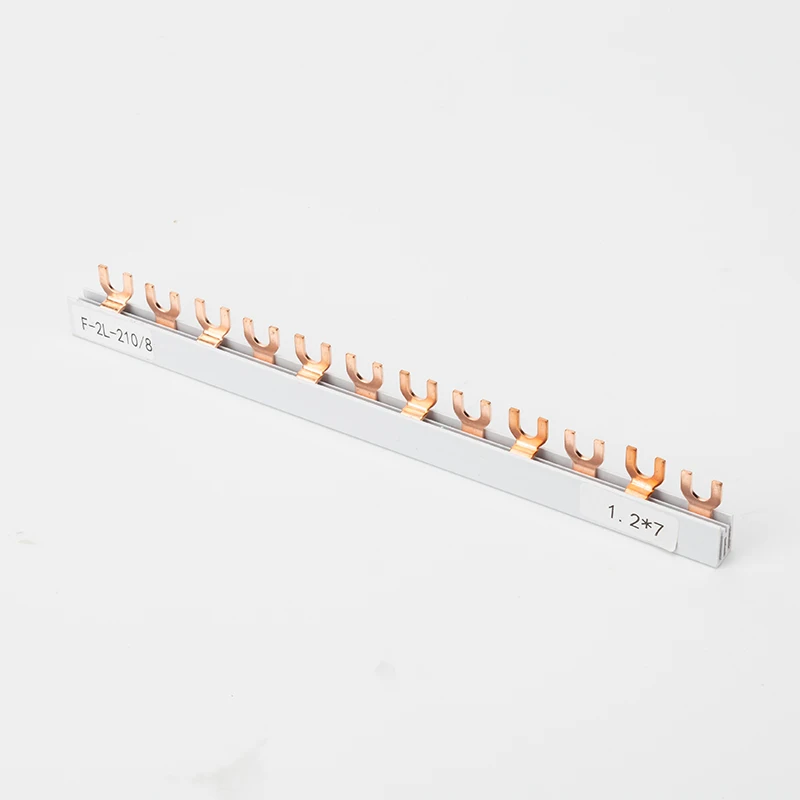 T-type U-type Busbar Connection 1p 2p Miniature Circuit Breaker Bar Wiring Bar MCB Connecting Terminal Connecting Copper