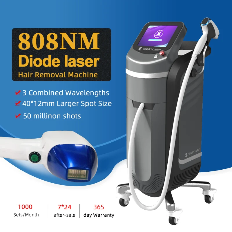 Safety Certification Diode Machine 808Nm Home Laser Epilator Hair Removal aesthetic medicine lasers factory