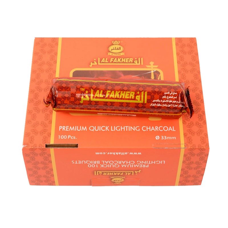ALFAKHER быстросжигающий бездымный круглый уголь золотые курильщики