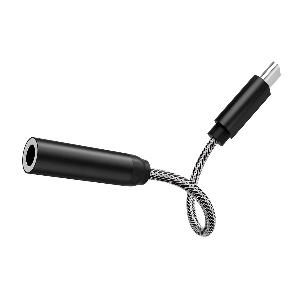 Hi-Fi Audio Type C 3.5mm Jack Headset Cable for Earphone Best Quality USB C Headphone Adapter ALC5686 Chip Reliable Factory