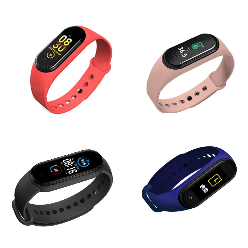 2020 Popular bracelet wristband Mi Band M4 Ladies Smart Watch Sport Waterproof IPX7 Bracelet Shenzhen Fitness Smart bracelet M4