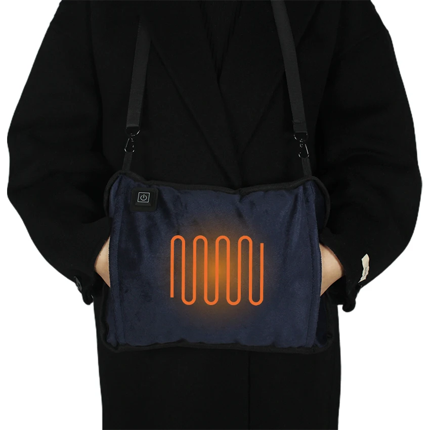 Hand warmers Rechargeable Portable Graphene Heated Gloves Handwarmers Bag with Fast Electric Heating Pouch