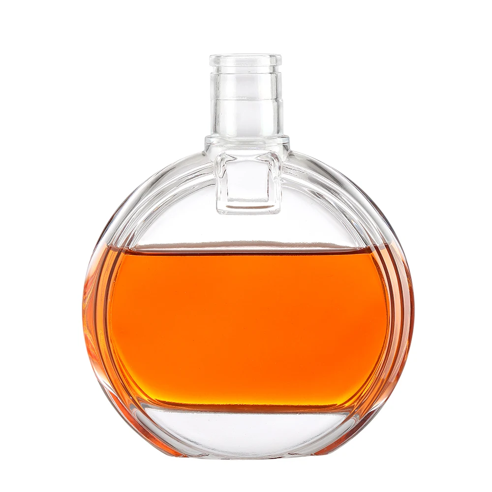 Customized 500ml Premium Fancy Spirits XO Cognac Brandy Tequila Vodka Whisky Rum Likore Liquor Glass Bottle