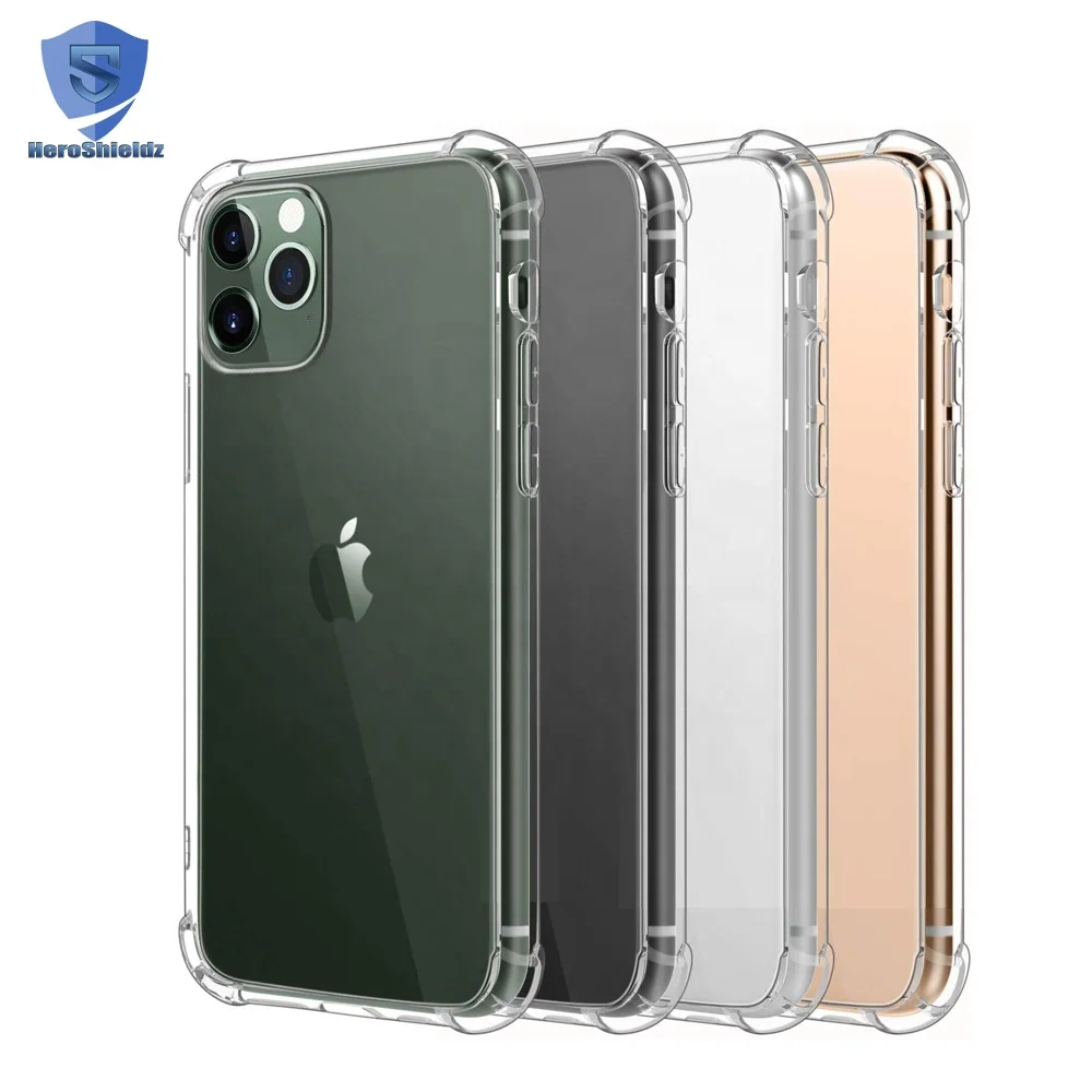 
For iPhone 11 Pro Clear Case 2019, TPU PC Shockproof Transparent Case For iPhone 11, For iPhone 11 Pro Max Bumper Case Clear 