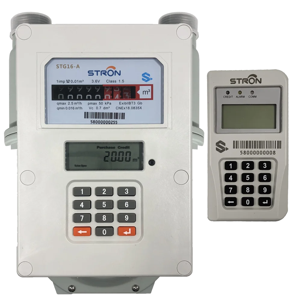 STG16-S Split Keypad Prepaid Compressed natural gas mass flow meter