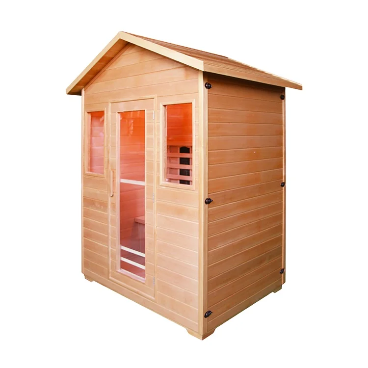 Easy assemble outdoor portable far infrared sauna 3 persons