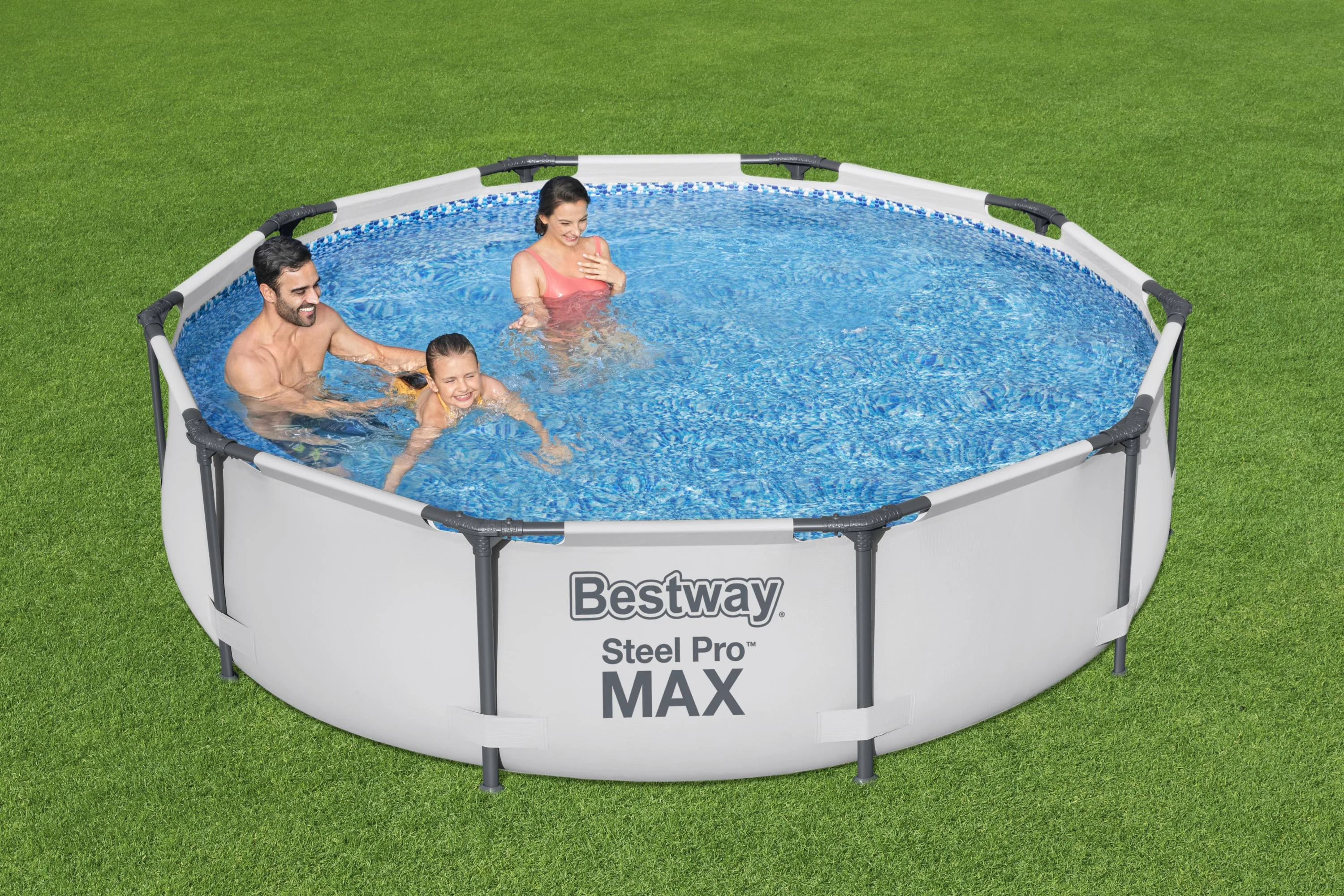 Hot selling 56406 3.05m x 0.76m Metal Frame Swimming Pool Outdoor Above Ground Swimming Pool For Home Entertainment