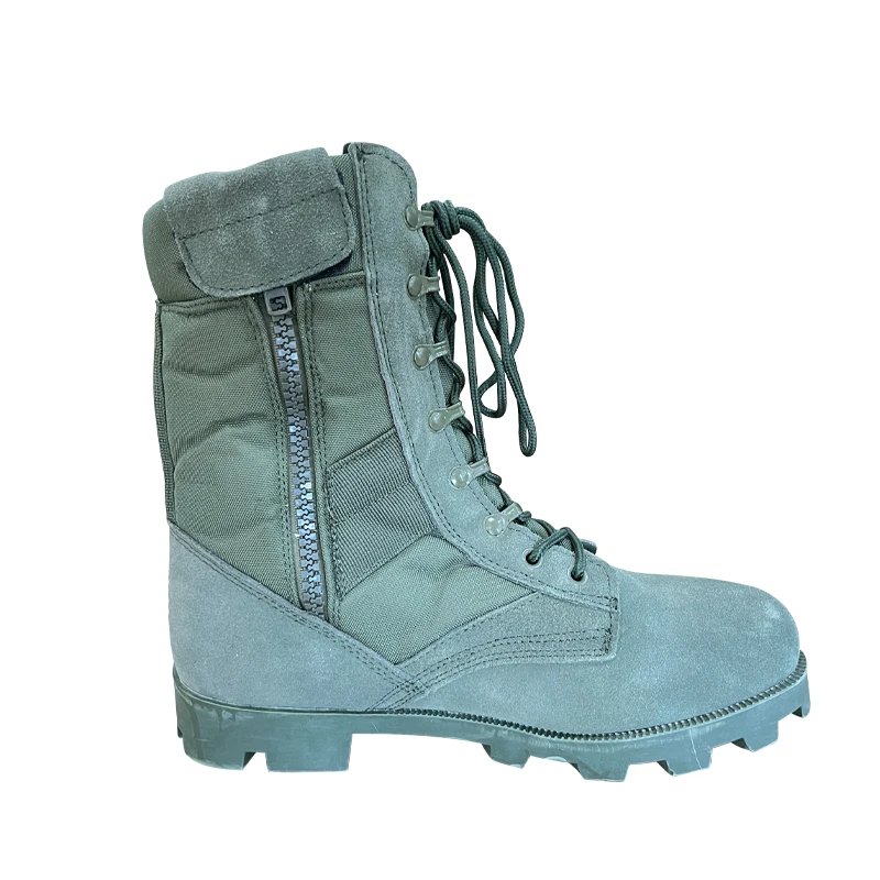 Outdoor Training Cow Leather Boots For Hiking Camping