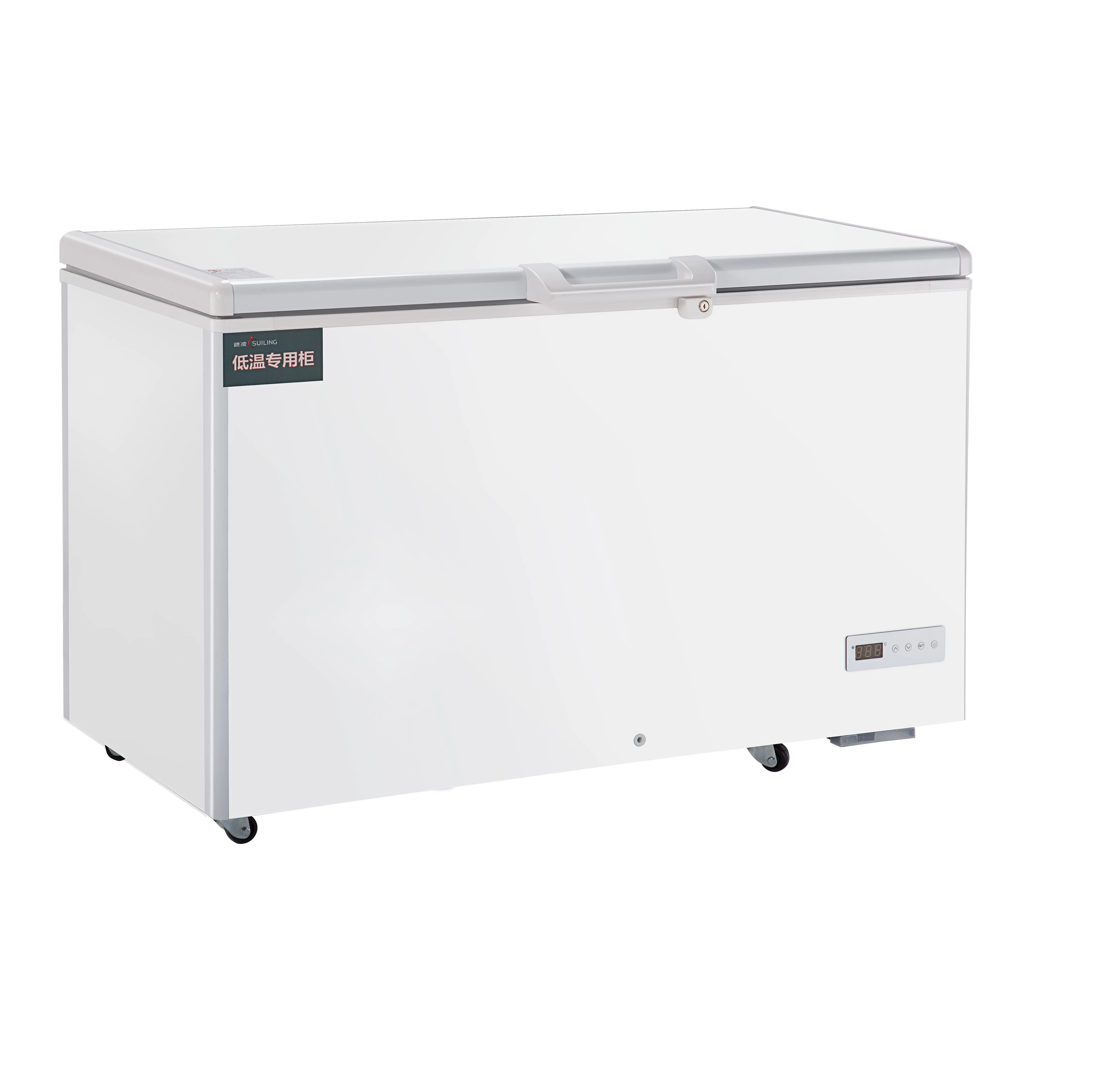 commercial  -40 degree 460 liter solid door deep freezer / kitchen seafood freezer /home salmon freezer storage  model DW-40W459