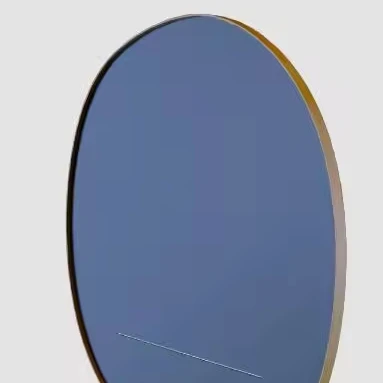 Factory Direct Supply Modern Large Circle  Decorative Make-up Cosmetic  Mirror For Bathroom Wall