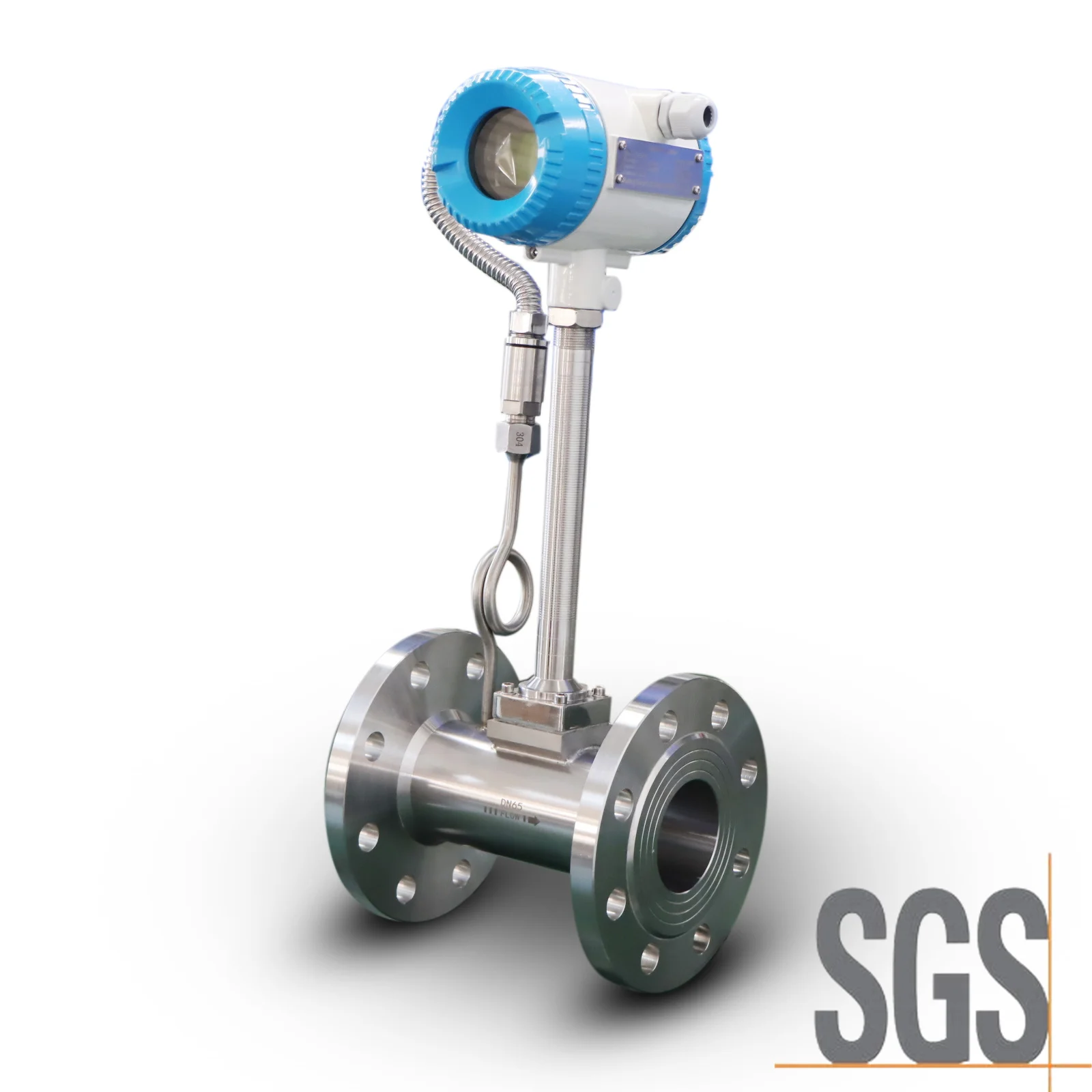 6inch Liquor Flowmeters Rs485 Clean Liquid Flow Meter Vortex Flowmeter