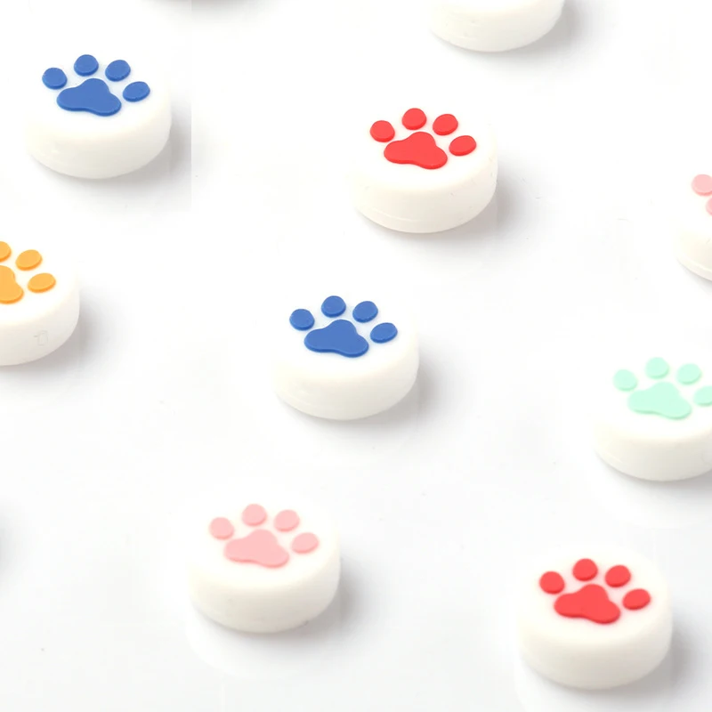 4pcs Silicone Analog Thumb Stick Grips Caver for Nintend Switch/LITE NS JoyCon Controller Sticks Case for Joy Con Cover