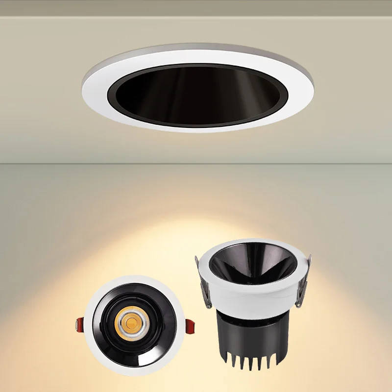 Bridgelux Chip Lifud Driver Recessed Cob Spot Light Aluminum Housing Anti Glare 10w Led Spotlight