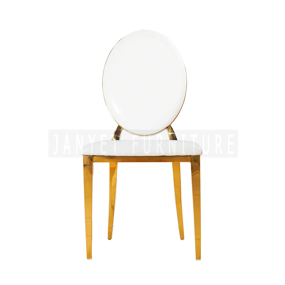 Luxury Royal Banquet Venue Gold Chairs and Tables for Events Wedding