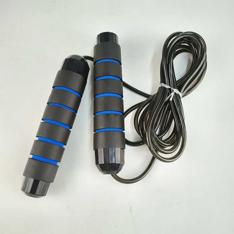 Adjustable Speed Smart Sports Training Rope 2.8m Fitness PVC Foam Handles Weighted Jumping Boxing Rope Steel Wire Plastic