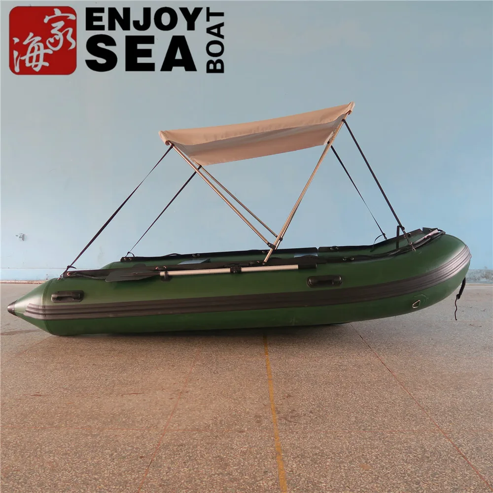 Lightweight PVC Material Rubber Outdoor Drift Ship Inflatable Boat With Paddle