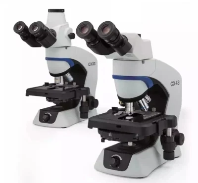 Olympus Cx43 Binocular Triocular Contrast Fluorescence Video Biological Microscope